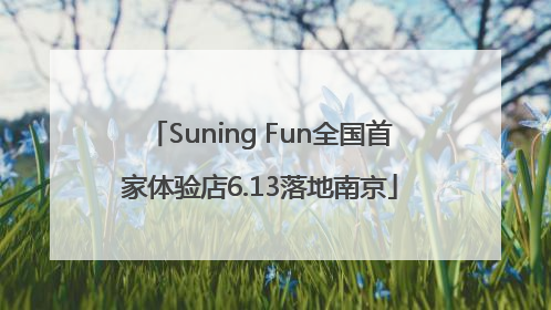 Suning Fun全国首家体验店6.13落地南京